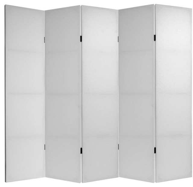 DIY Canvas Room Divider, 5 Panels Modern Screens And Room Dividers