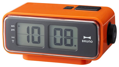 Retro Digital Flip Clock, Orange, Small