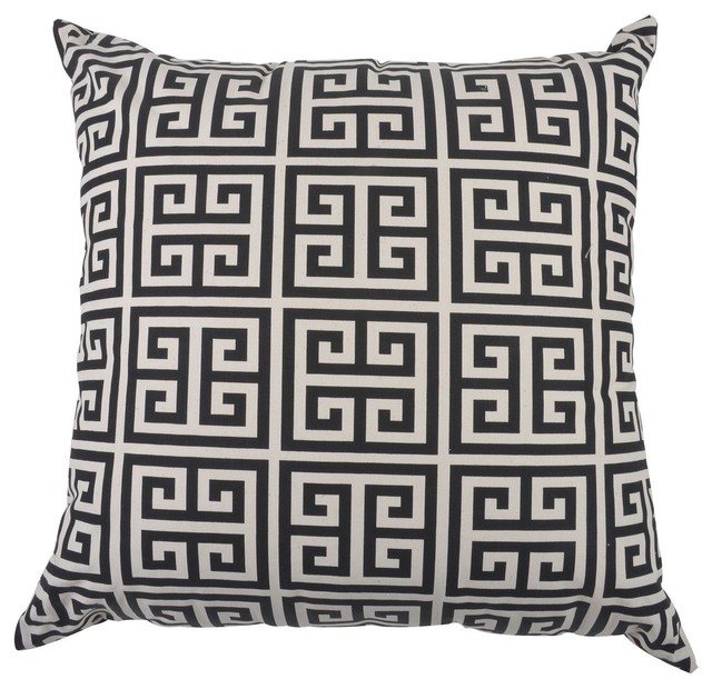 Egypt Black Accent Pillow Decorative Pillows Los Angeles By Decorative Pillows Vintage Original Ikat Fabric