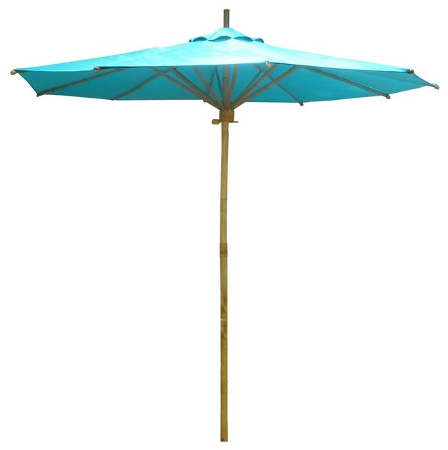 Bamboo Umbrella Tropical Outdoor Umbrellas by Zero Emission World