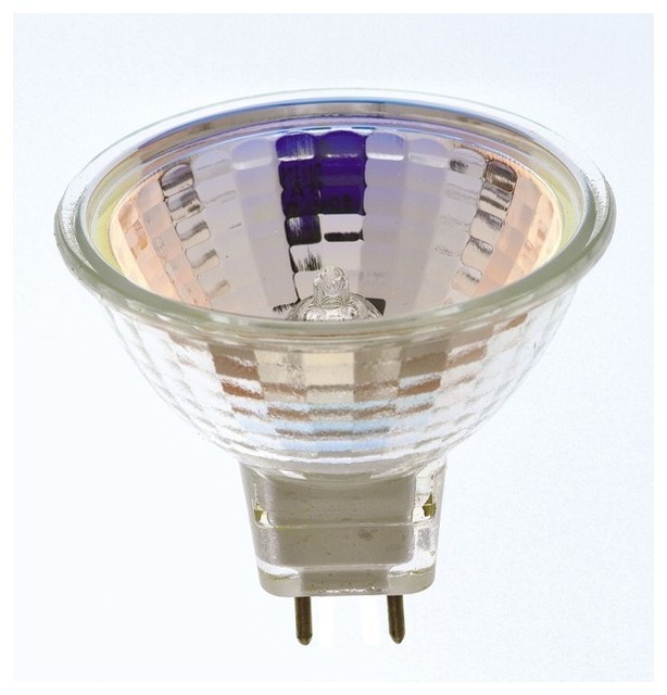 Satco 50W Lensed MR16 Wide Pin Halogen Bulb G8 Base, 120V Modern