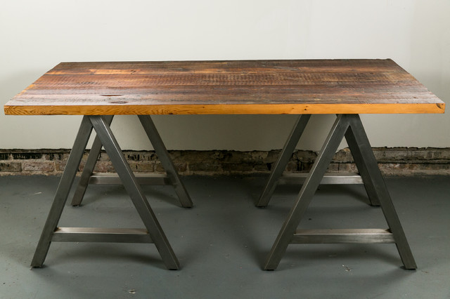 Metal Sawhorse Table Legs PDF Plans – Woodworking Resources