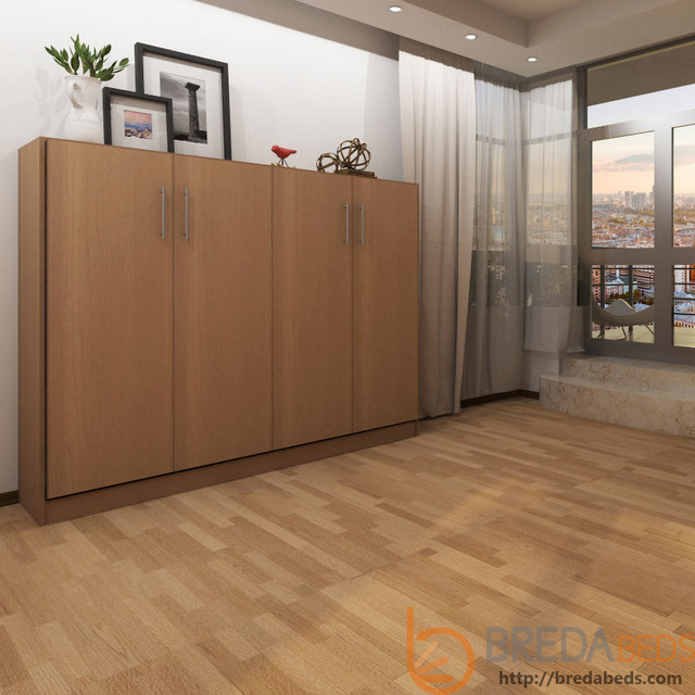 Horizontal Urban Murphy Bed by BredaBeds Contemporary Murphy Beds