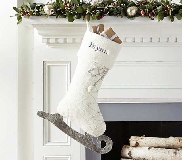 All That Glitters Stocking Collection, Ice Skate Contemporary