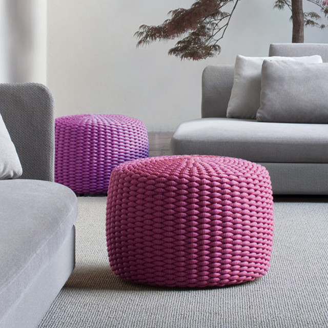 Paola Lenti Nido Pouf - Modern - Floor Pillows And Poufs - by Switch Modern