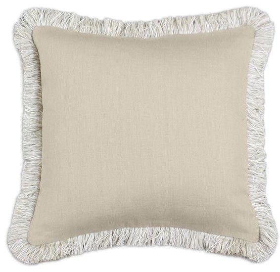 Custom Fringed Square Pillow traditionaldecorativepillows