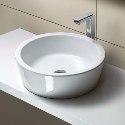 Round White Ceramic Vessel Sink by GSI - Contemporary - Bathroom Sinks ...