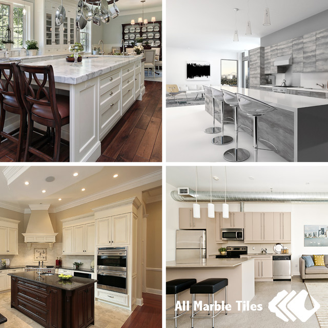 ... Kitchen Countertops - Contemporary - new york - by All Marble Tiles