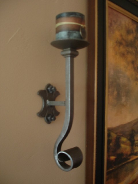Hand Forged Candles Sconces - Transitional - Los Angeles - by Shoreline Ornamental Iron