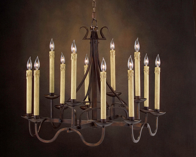 John Richard 12 Light Chandelier AJC8665 Contemporary Chandeliers