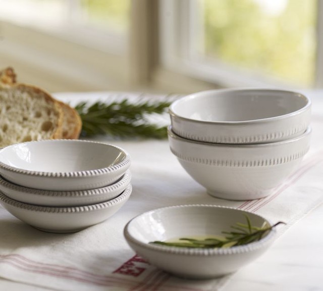 Gabriella Snack Bowls Contemporary Serveware by Pottery Barn