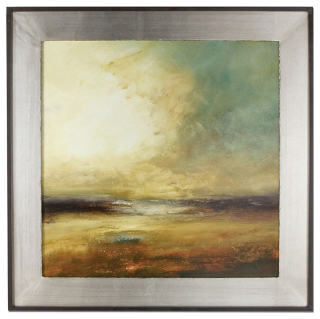 Uttermost New Land 45 Inch Square Framed Art Transitional Paintings