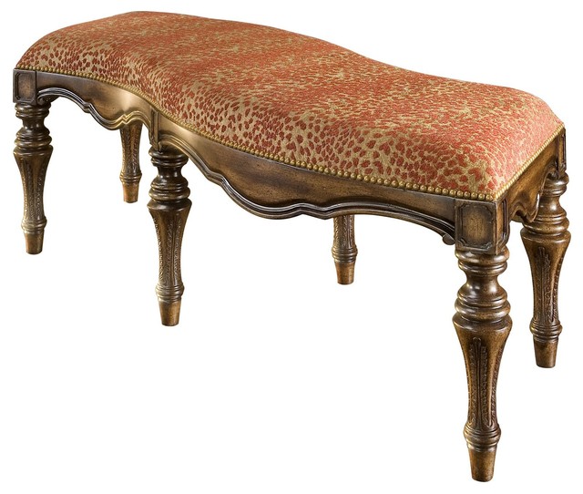 New Ambella Home Accent Bench Frame Only traditionalindoorbenches