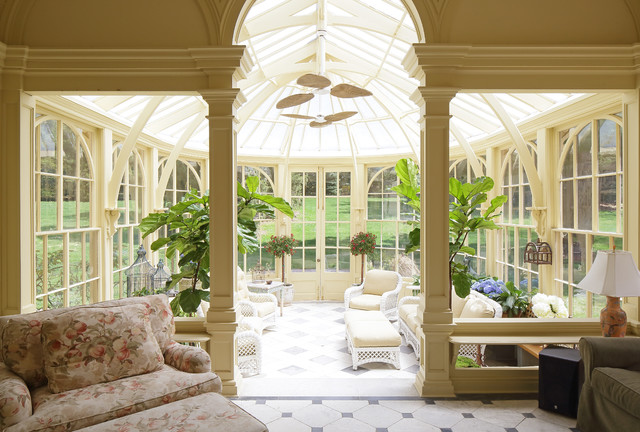 Hudson River Turn-of-the-Century - Victorian - Sunroom - new york - by ...