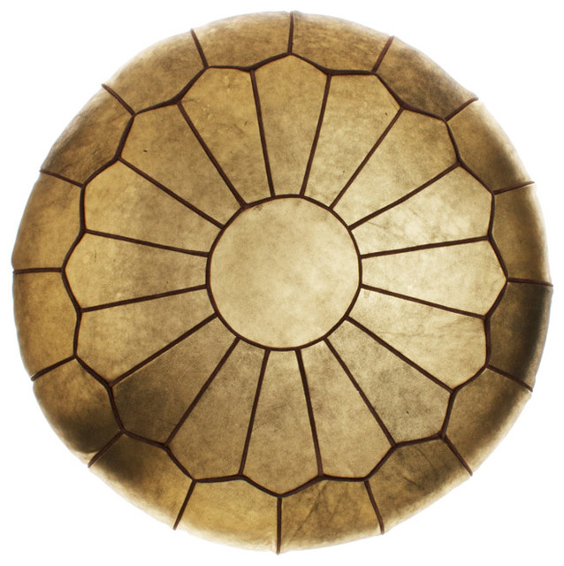 Beignet Pouf - Mediterranean - Floor Pillows And Poufs - by Calypso St. Barth