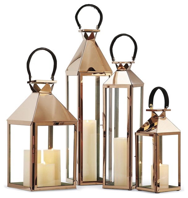 Rose Gold Lanterns - Cincinnati - By Frontgate