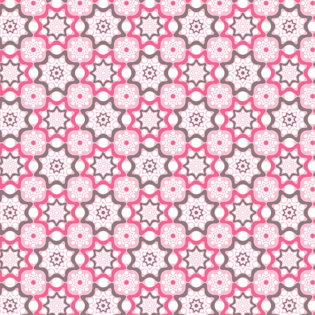 Linoleum - Pink Gray Wall Mural - Contemporary - Wallpaper ...