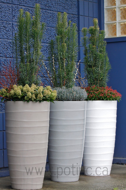 Bir Planter - Contemporary - Outdoor Pots And Planters - Vancouver - By ...