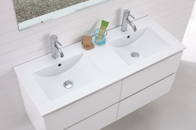 1200mm White Bathroom Vanity  Madero modernbathroomvanitiesand 