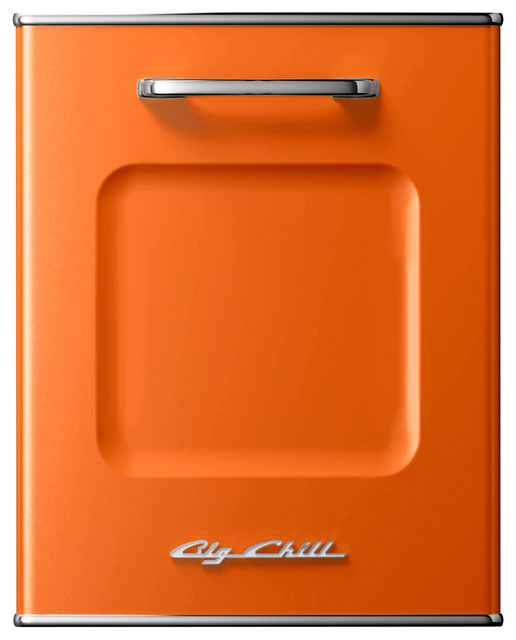 Big Chill Retro Dishwasher Panel Orange Dishwashers denver by
