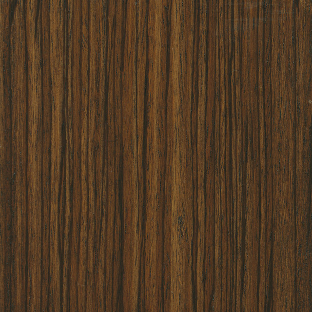 Dura Supreme Zebrawood Exotic Veneer with a Hazelnut Stain
