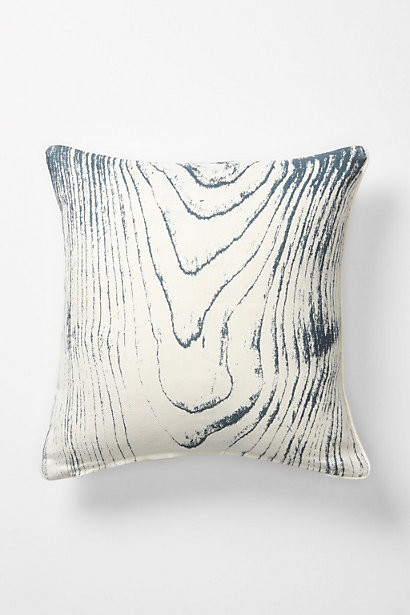 Faux Bois Pillow, Birch - Contemporary - Decorative Pillows - by Anthropologie