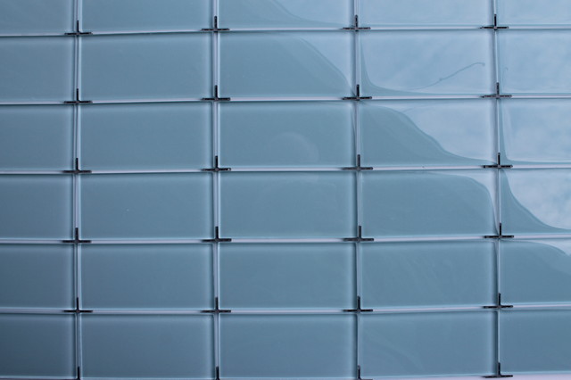 3x6 Glass Subway Tile Pattern Inspiration - Contemporary - Tile ...