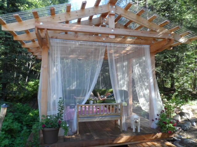 Eclectic Outdoor Boise Dining Pavilion eclectic-patio