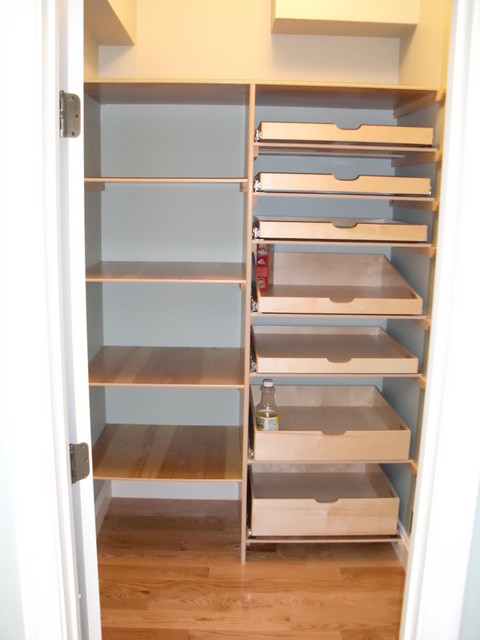 Closet &amp; Walk-In Pantry Pull Out Shelves - Boston - by 