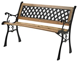  Timber Park Bench  Traditional  Outdoor Benches  by bunnings.com.au