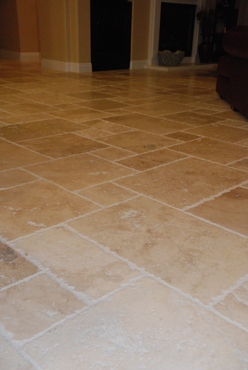 Help with rug selection for travertine floor.