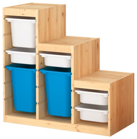 pine toy storage unit