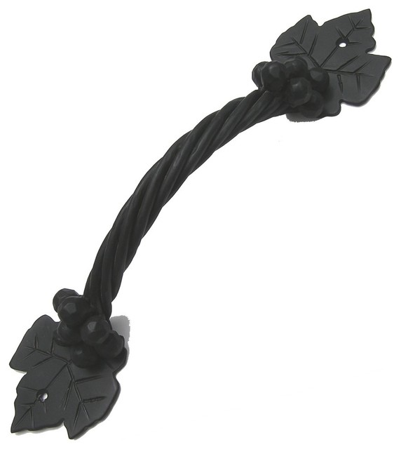 Large Grapevine Pull, Dark Bronze Traditional And Drawer