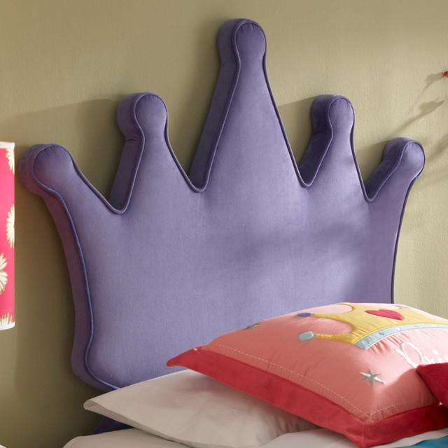 Princess Crown Upholstered Twin Headboard by Powell Eclectic Kids