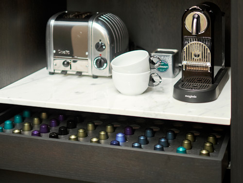 Breakfast cupboard with Nespresso drawer