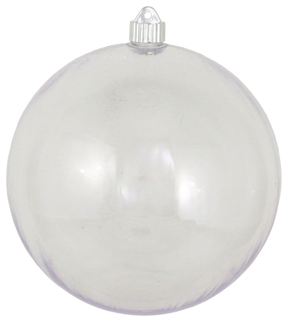 clear shatterproof ball ornament set of 6 transitional clear shatterproof ball ornament set of 6 transitional