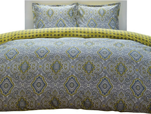 100 cotton damask 3 piece comforter set yellow and blue 100 cotton damask 3 piece comforter set yellow and blue