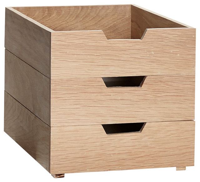 Hübsch interior Ablagefächer "Anniki" Eiche - Skandinavisch