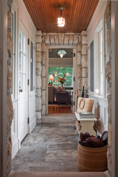 Rustic Entry by Charlestown Architects & Building Designers Giambastiani Design