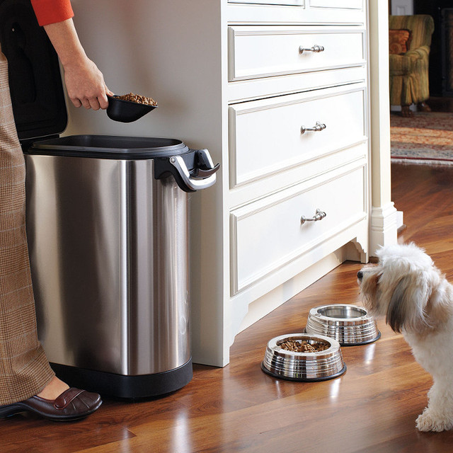 simplehuman Airtight Pet Food Storage Bin Large Contemporary