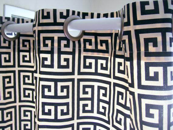 Linen Voile Curtain Fabric Versace Shower Curtain