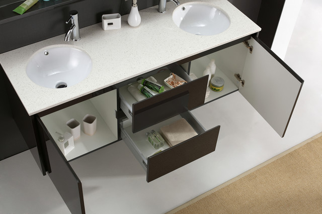 1500mm Espresso Bathroom Vanity  Luxor modernbathroomvanitiesand 