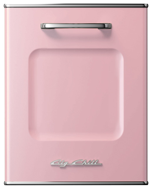 Big Chill Retro Dishwasher Panel Pink Lemonade Dishwashers denver