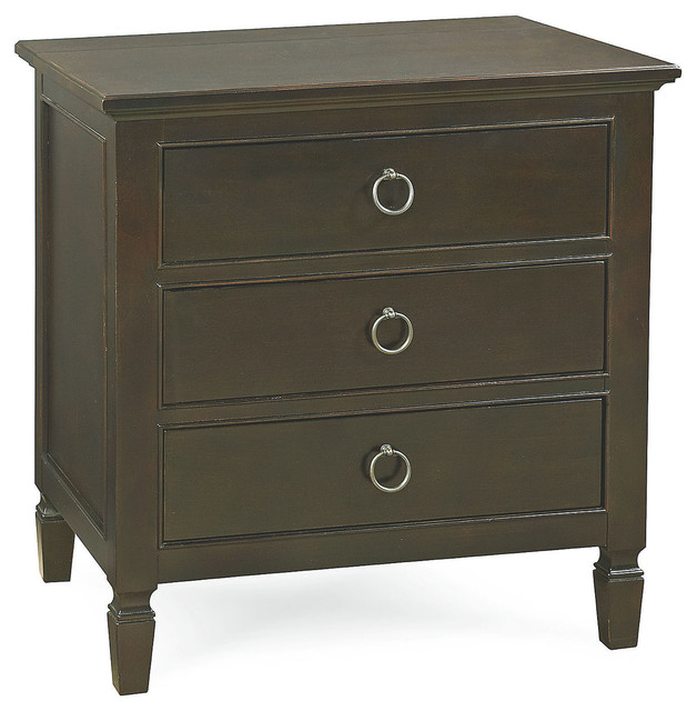 Danielle Nightstand w/ Power Outlet contemporarynightstandsand