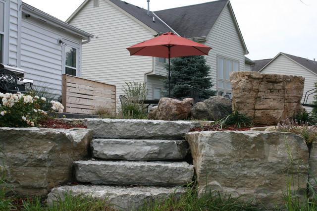 Eclectic Patio Columbus Powell Eclectic Pondside Patio eclectic-patio