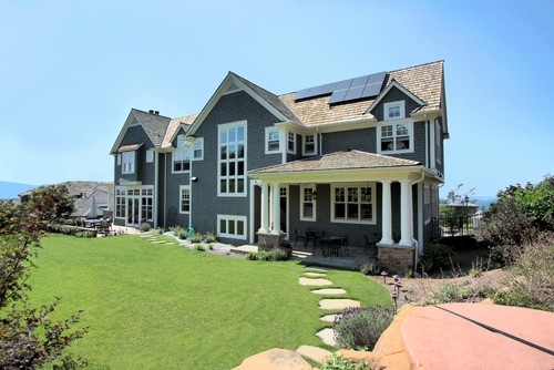 Nantucket style architecture in the Pacific Northwest