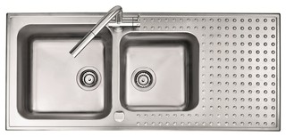  Abey 1.75 Bwl Rim  Contemporary  Kitchen Sinks  by bunnings.com.au