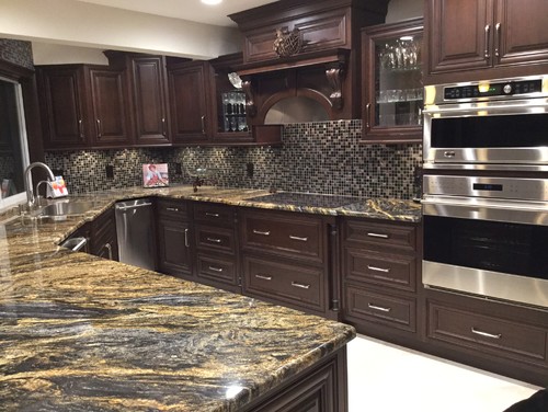 Top 13 Magma Gold Granite Kitchen Countertop Design