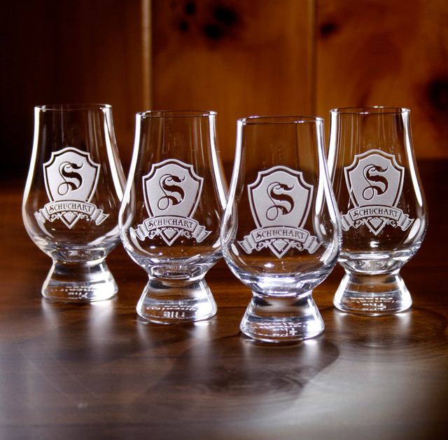 engraved crystal whiskey glasses