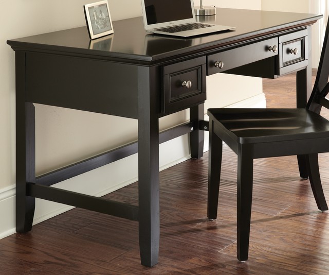 Olsen Black Writing Desk Contemporary Desks & Writing Bureaus by